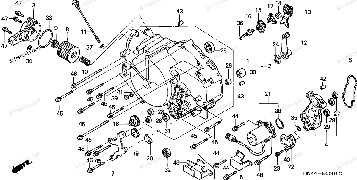 Honda Rancher 350 Parts Manual