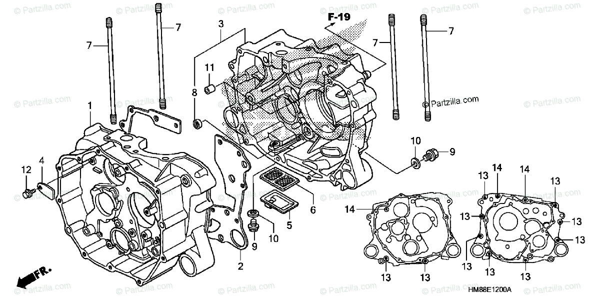 Wiring Diagram: 32 Honda Recon Parts Diagram