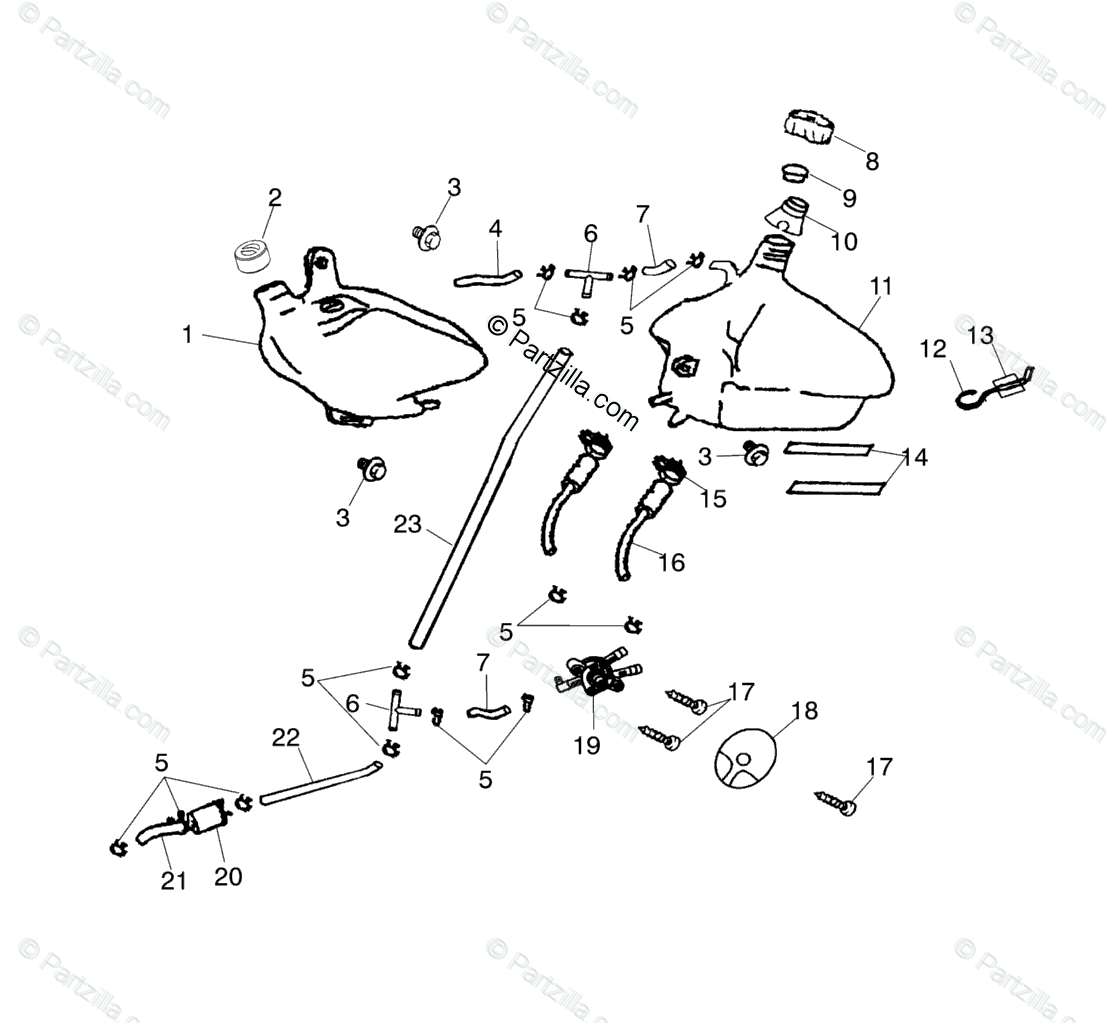35 Polaris Sportsman 90 Parts Diagram