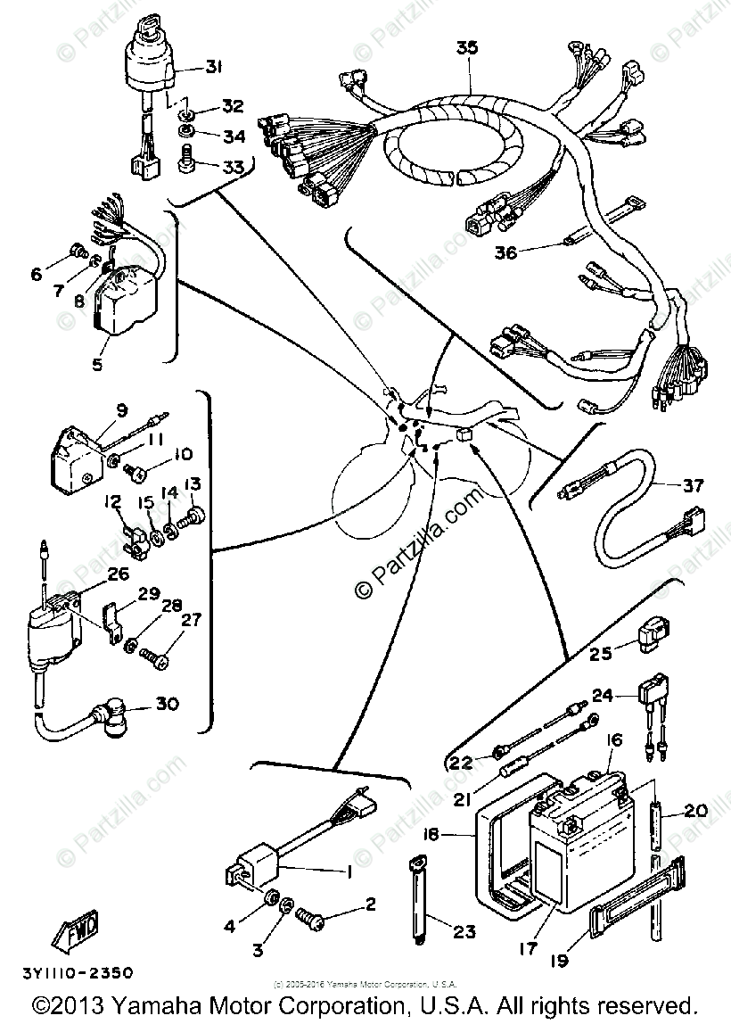 Wiring Diagram 1983 Yamaha It - Complete Wiring Schemas