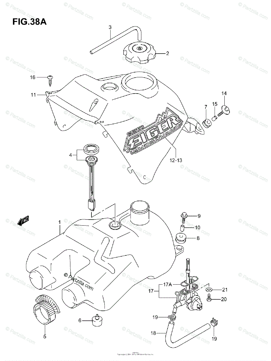 Suzuki Eiger Parts Diagram