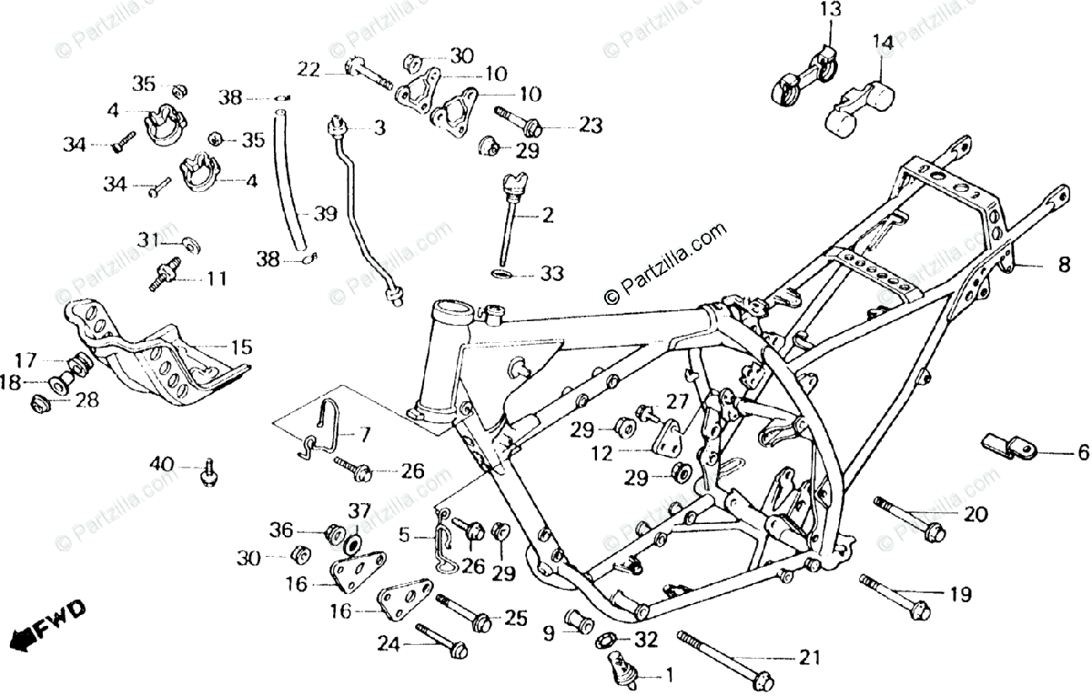Xl600R Wiring Diagram : Wiring Diagram Honda Transalp 650 - AAMIDIS