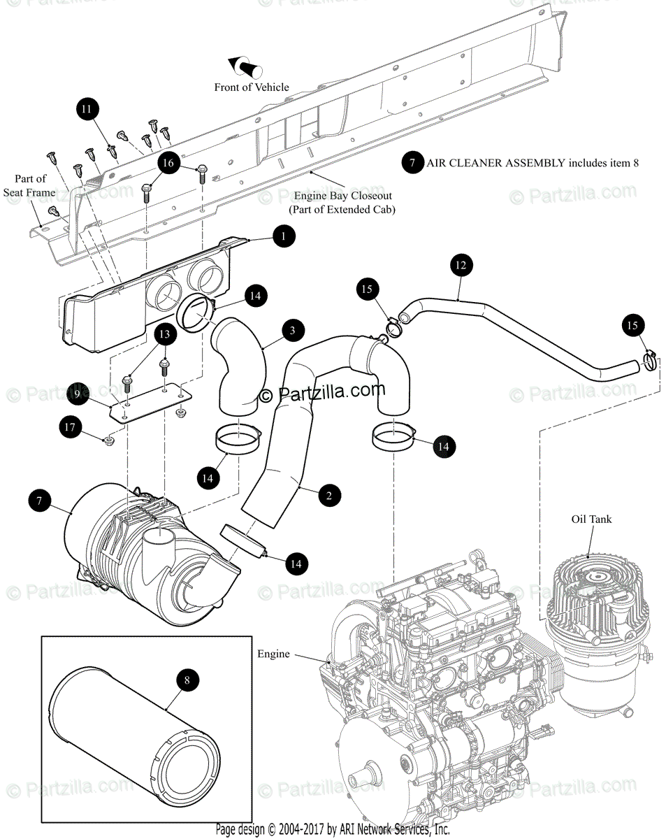  Arctic  Cat  Side by Side 2021 OEM Parts Diagram for AIR  