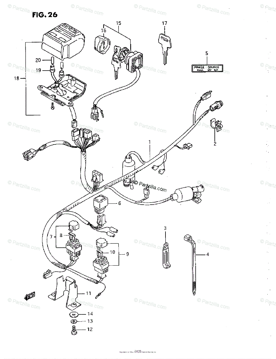 Diagram  Suzuki Quadrunner 250 Wiring Diagram Full
