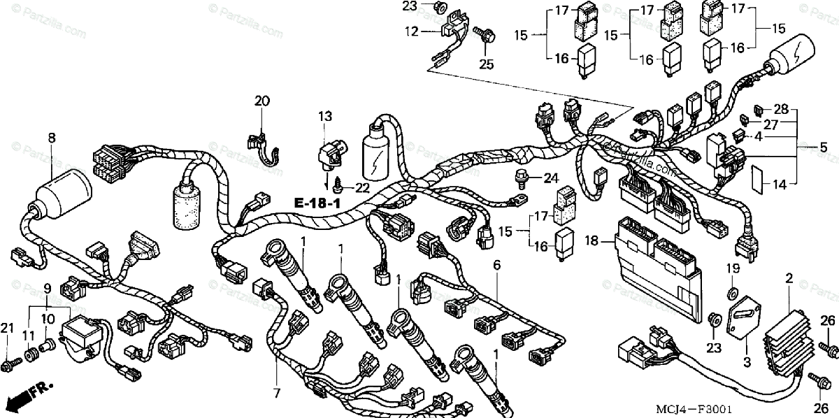 Wiring Diagram PDF: 2002 Honda 929rr Wiring Harness