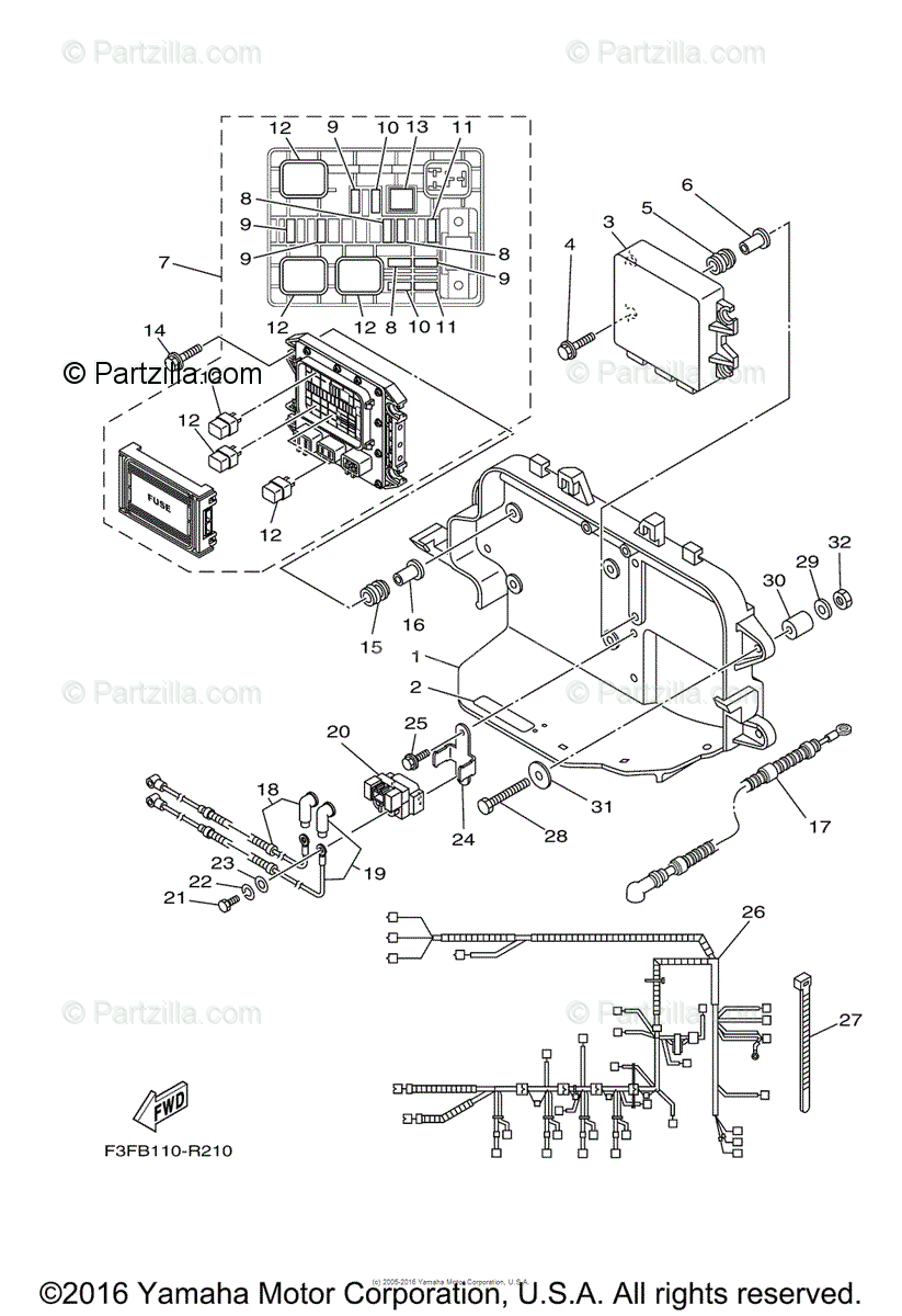 Yamaha 242 Limited Wiring Diagram - Wiring Diagram Schemas