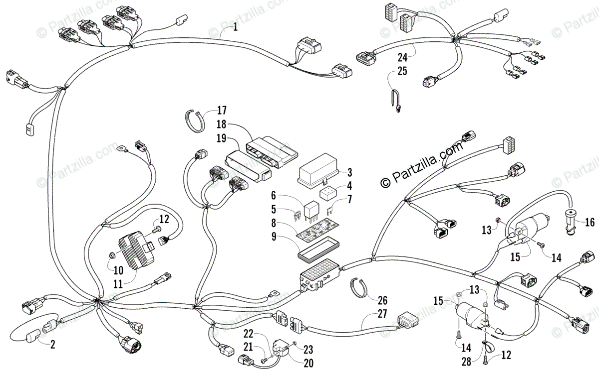 Arctic Cat Side By Side 2010 Oem Parts Diagram For Wiring