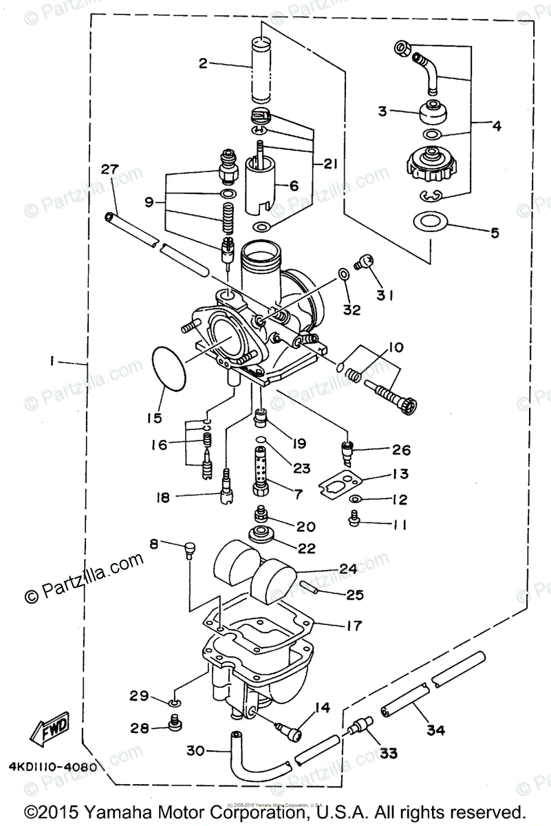 1994 Yamaha Warrior 350 Wiring Diagram - Wiring Diagram Schema