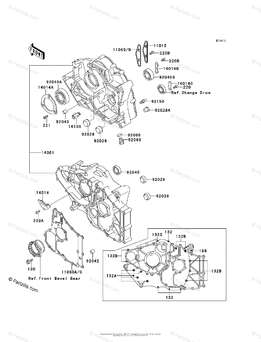 32 Kawasaki Bayou 250 Parts Diagram