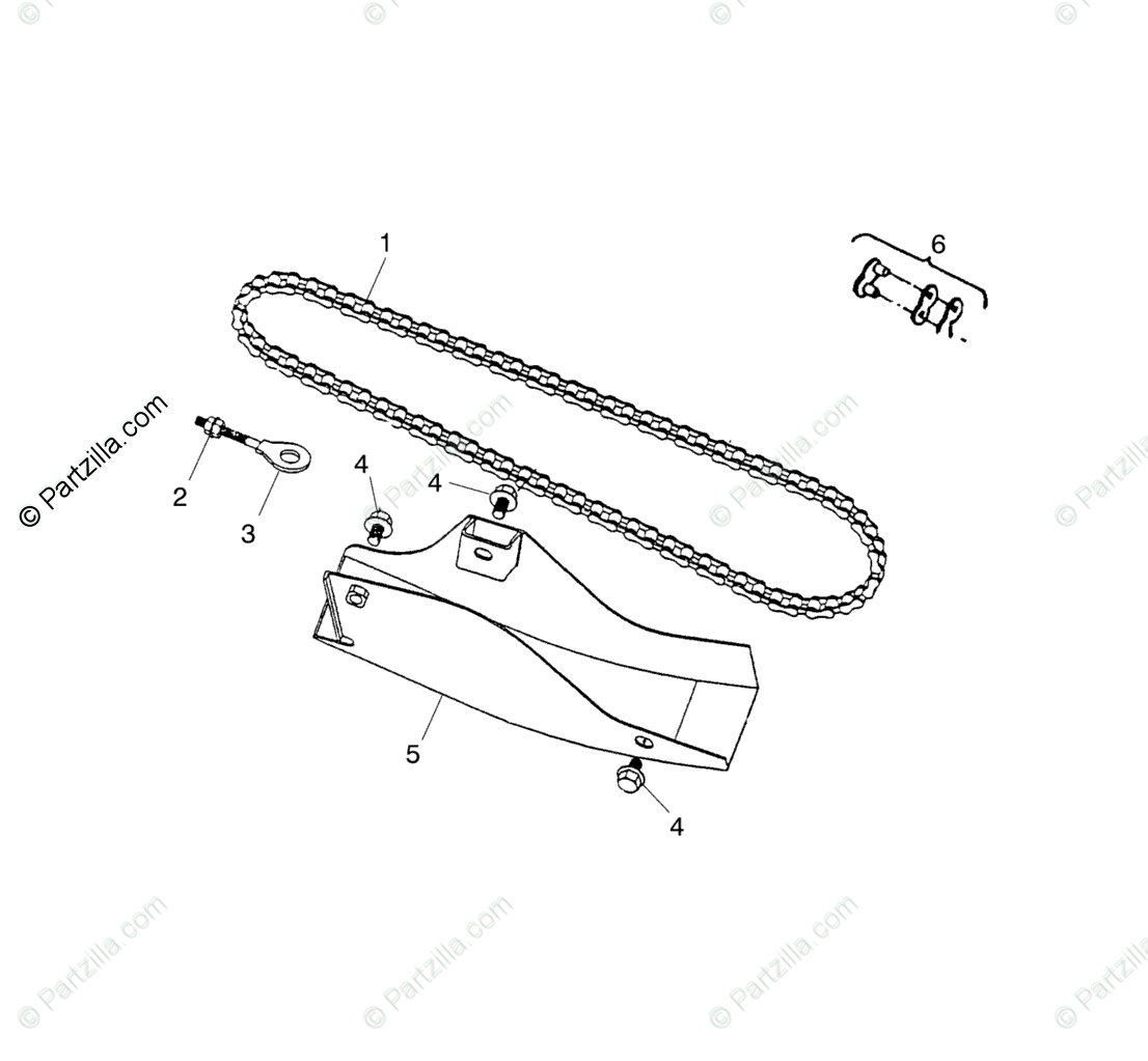 Polaris Atv 2002 Oem Parts Diagram For Chain   Cb  Cc
