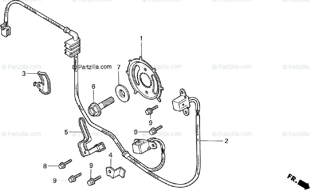 Diagram  Wiring Diagram For Honda Shadow 1100 Motorcycle
