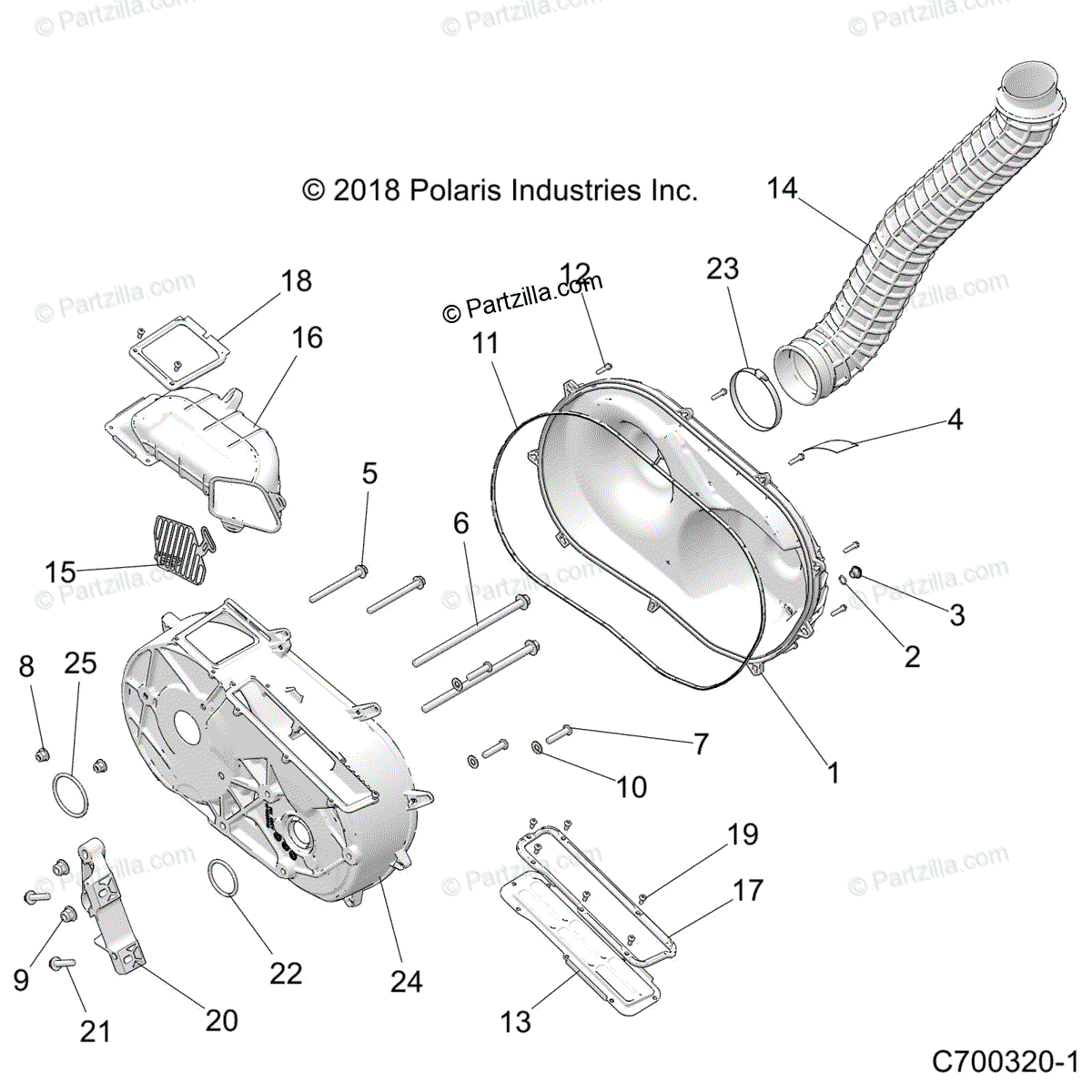 Polaris Side By Side 2019 Oem Parts Diagram For Drive