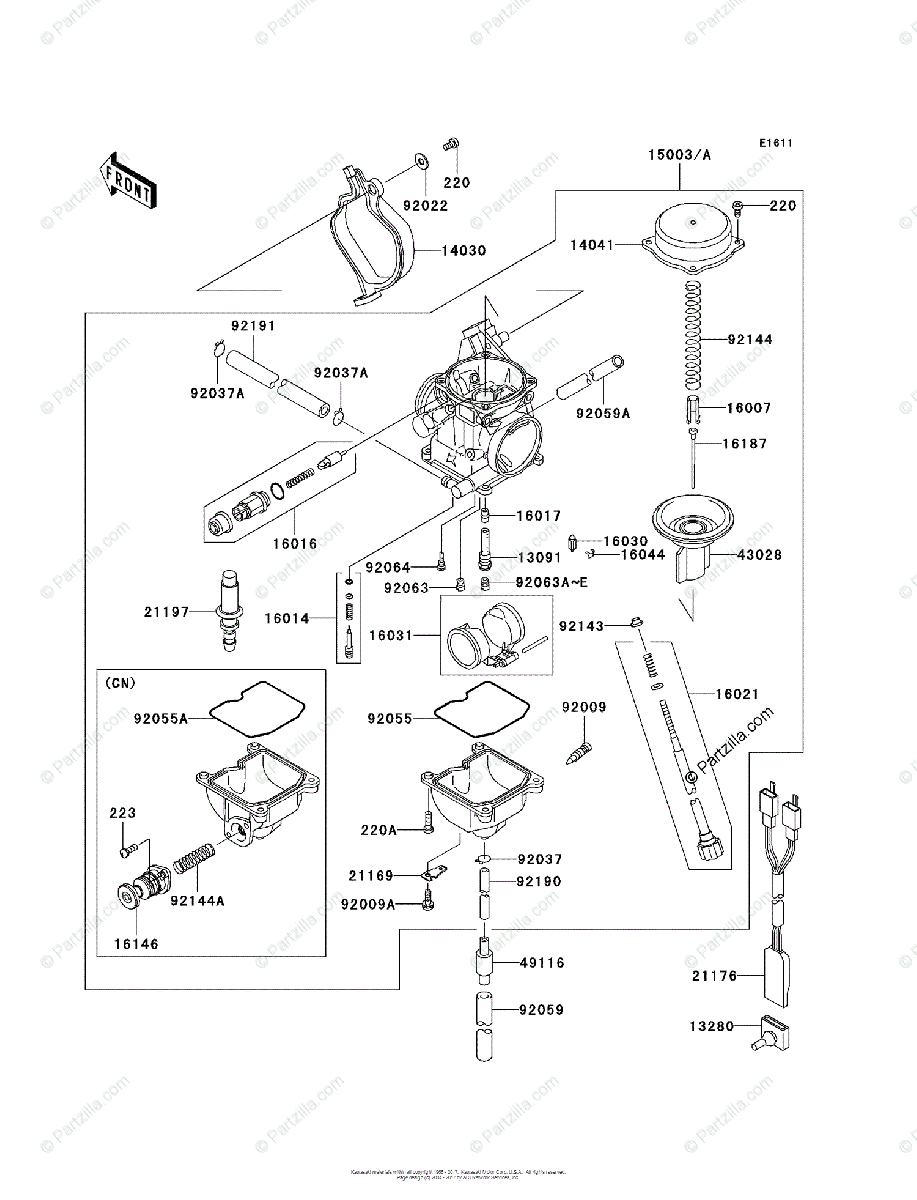 Kawasaki Prairie 360 Carburetor Diagram - Wiring Diagram Database