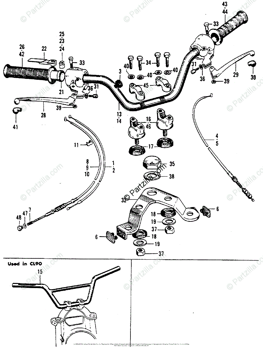 1965 Honda S90 Wiring Diagram