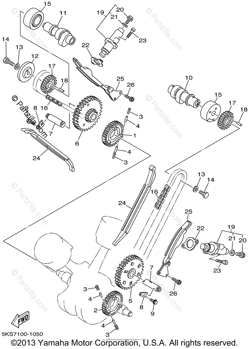 Yamaha V Star 1100 Engine Diagram