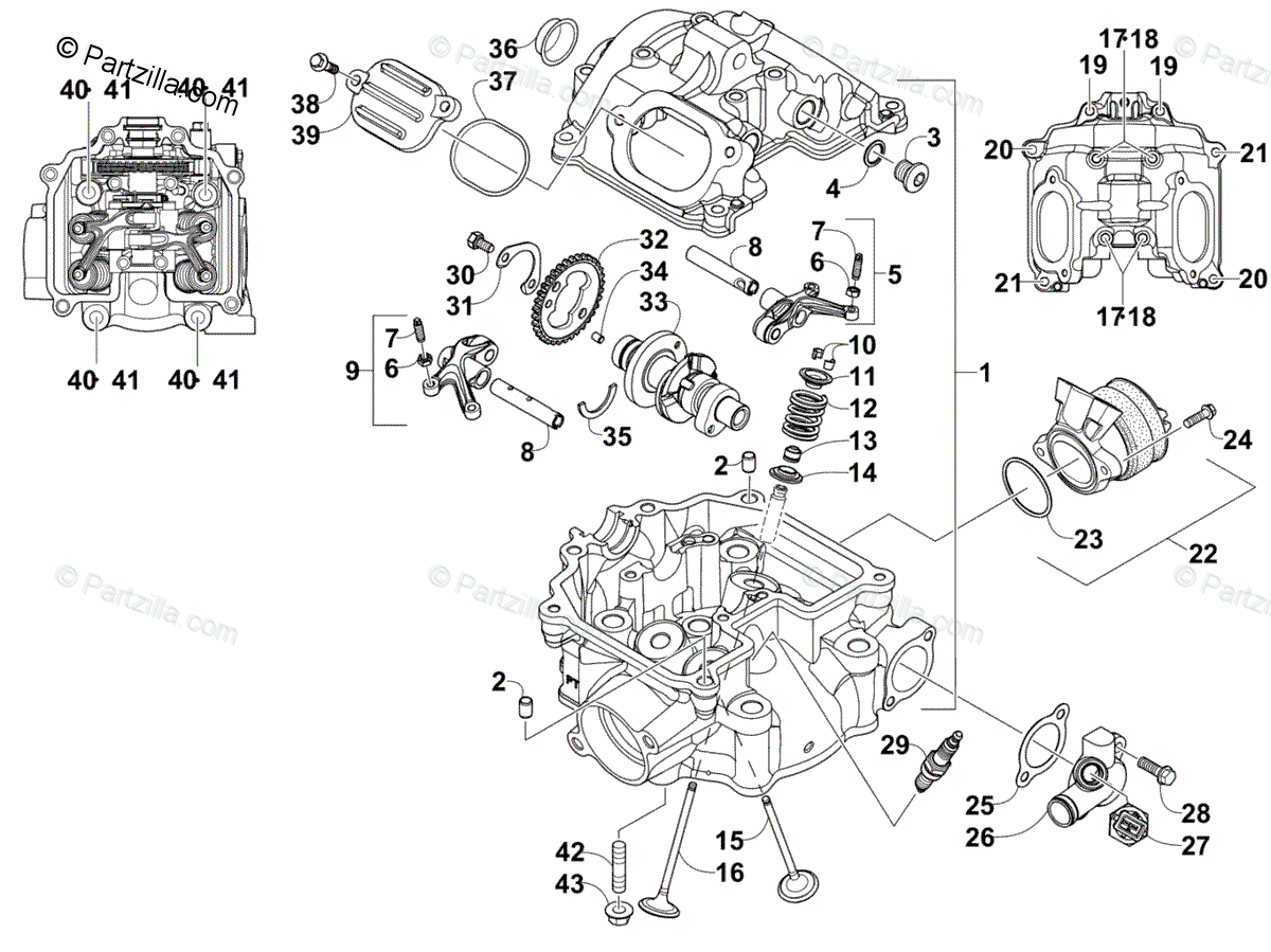 Arctic Cat Side by Side 2014 OEM Parts Diagram for ...