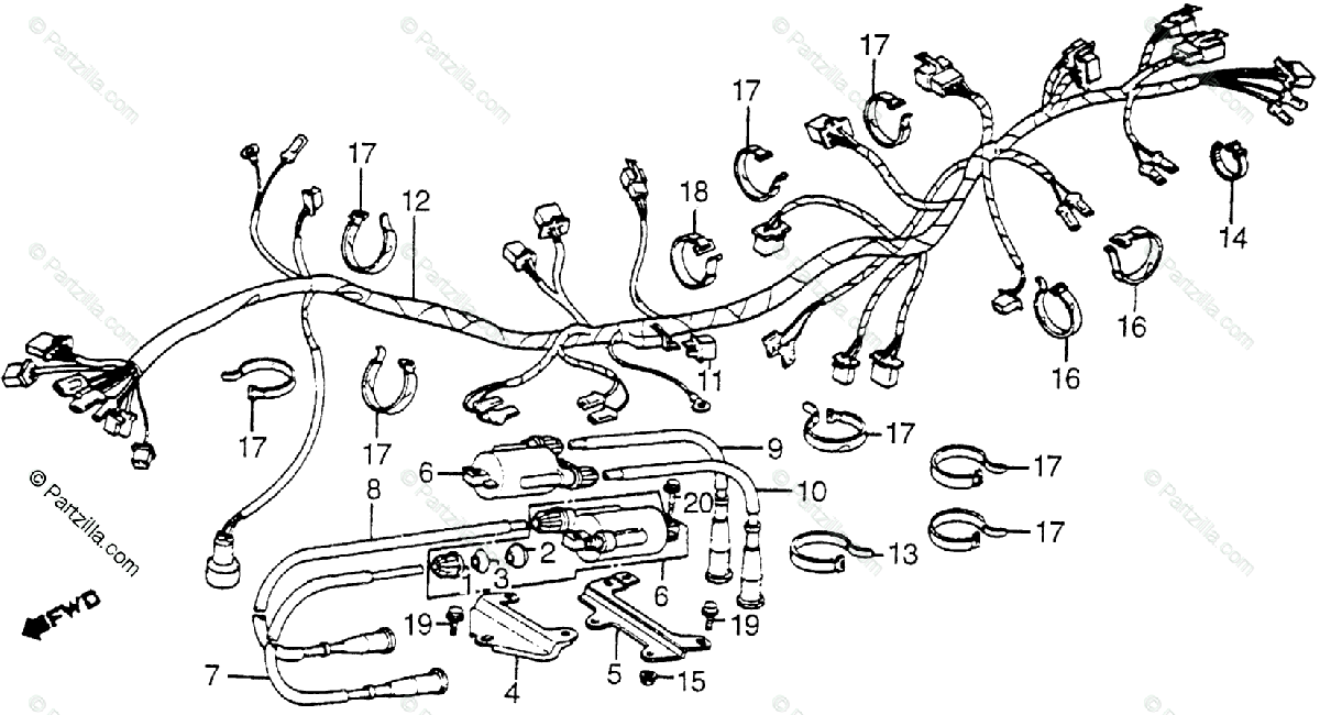 Honda V65 Magna Wiring Diagram - Wiring Diagram