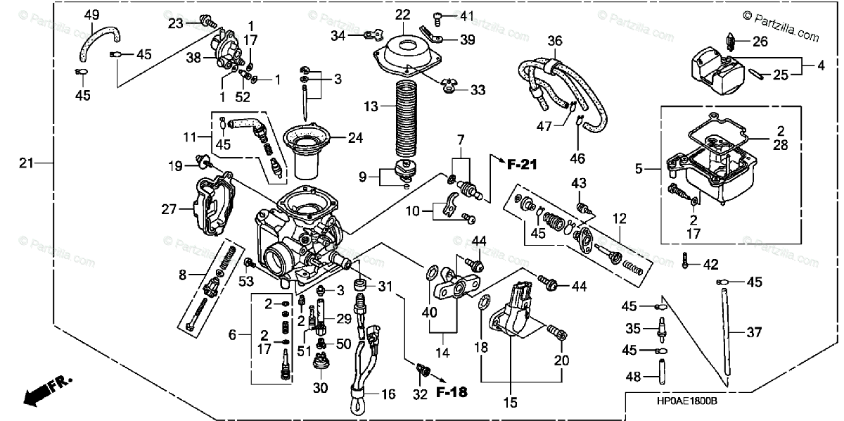 25 Honda Foreman 450 Carburetor Diagram Wire Diagram Source Information