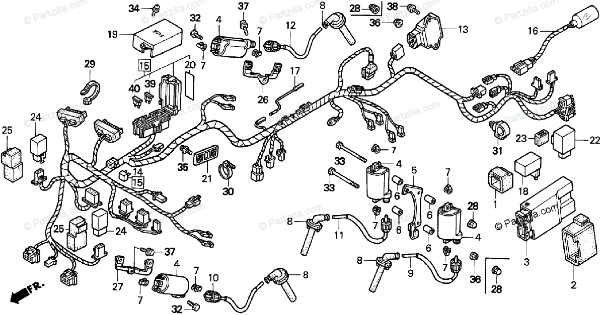 95 Vfr 750 Honda Engine Diagram