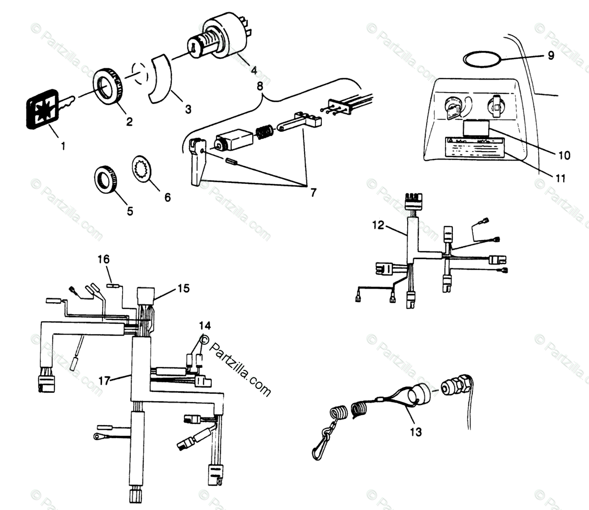 Polaris Snowmobile 1997 Oem Parts Diagram For Ignition