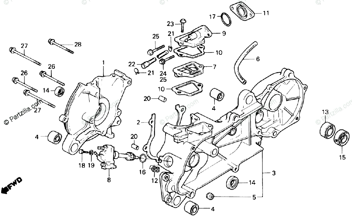 Honda Scooter Engine Diagram