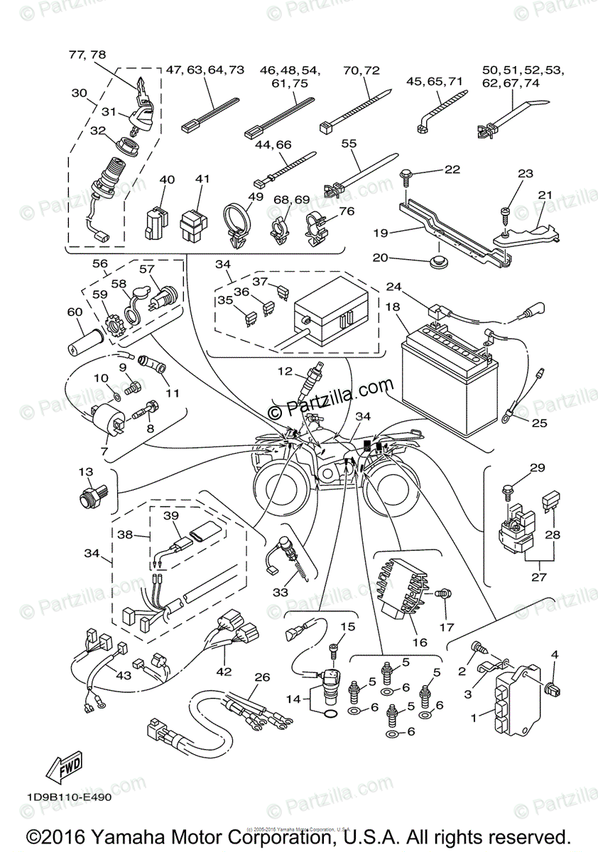 Wiring Diagram For Arctic Cat 450 - Complete Wiring Schemas