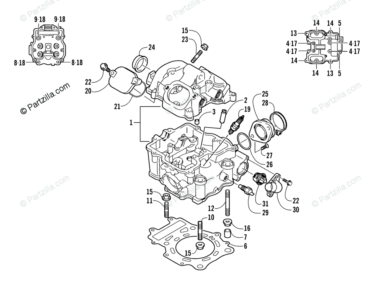 1999 Arctic Cat 500 4x4 Carburetor Diagram