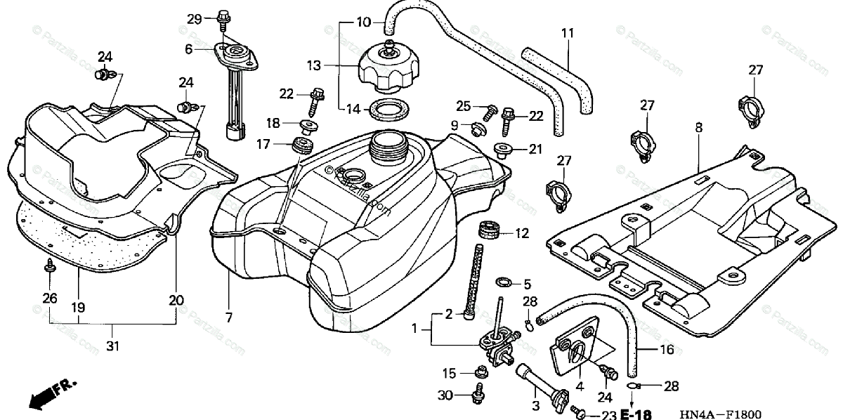 35 Honda Rincon Parts Diagram