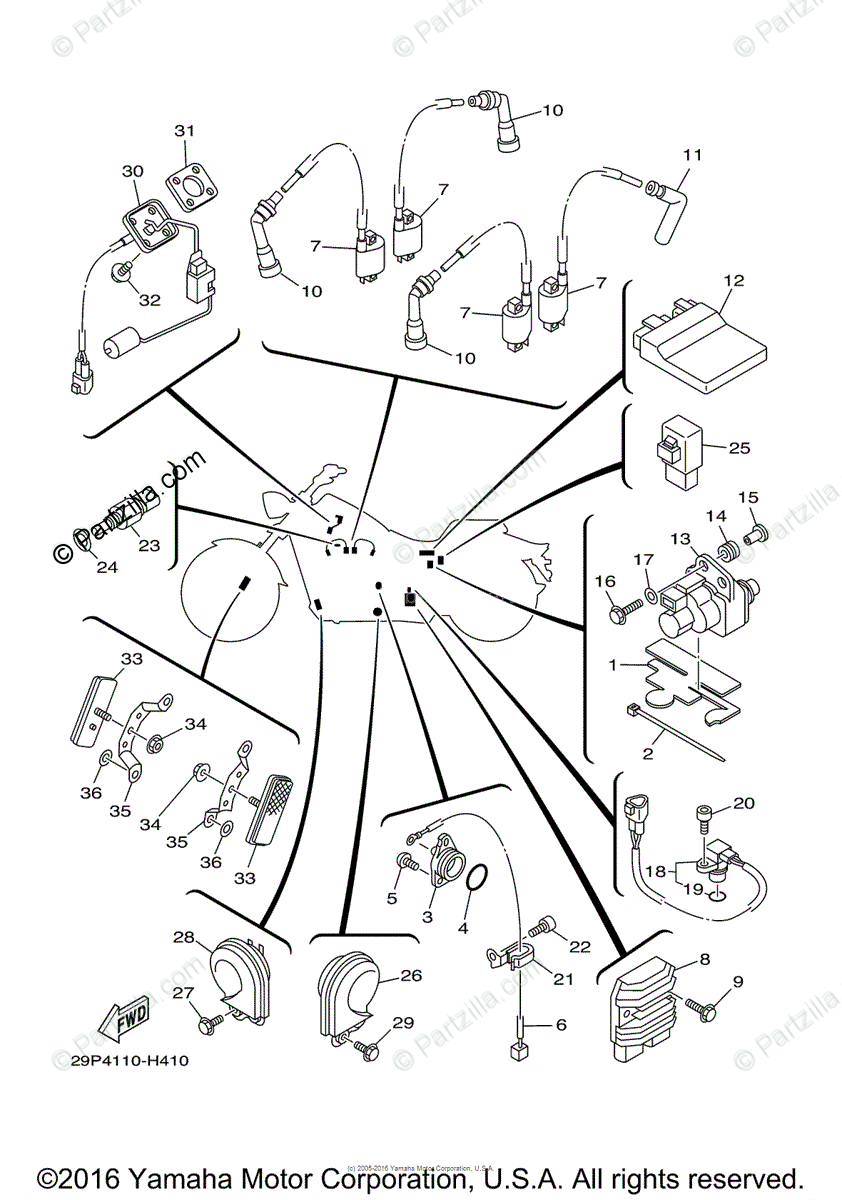 Yamaha Raider Wiring Diagram