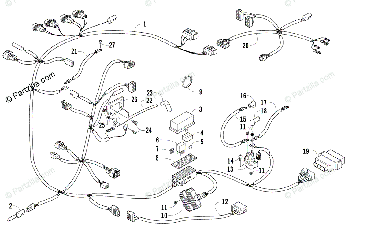 Arctic Cat Side By Side 2006 Oem Parts Diagram For Wiring