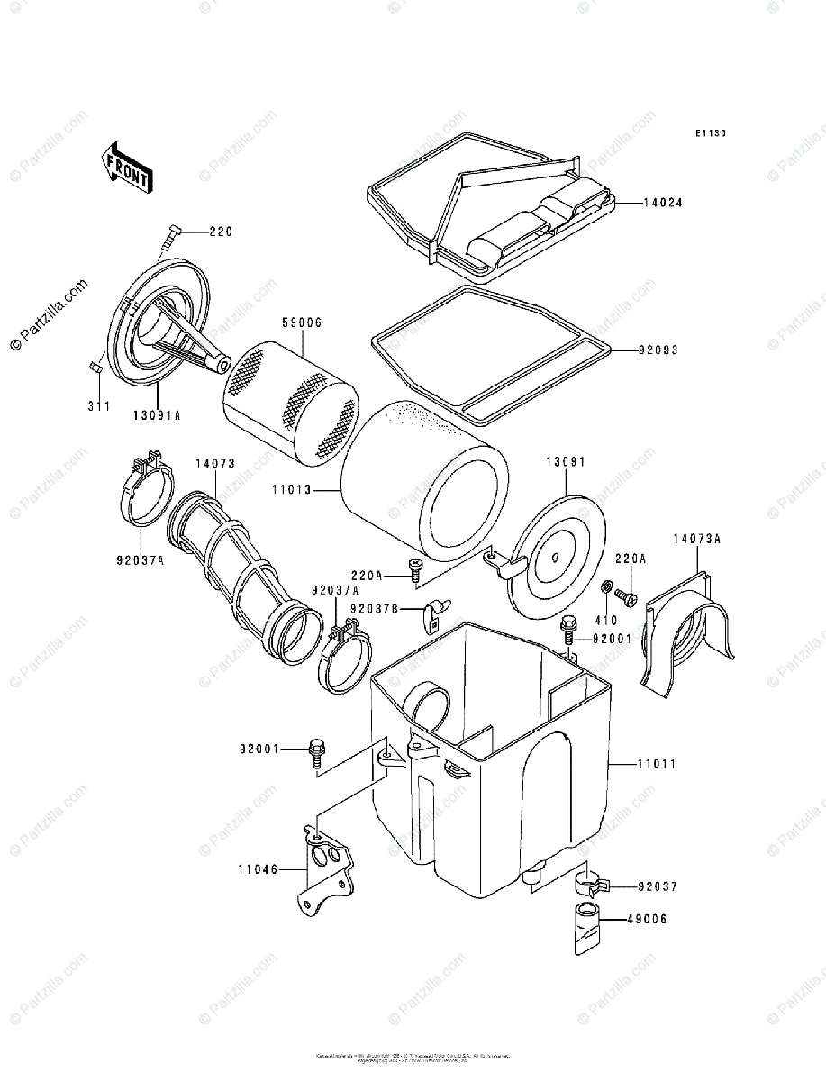 Kawasaki Engine Part Diagram