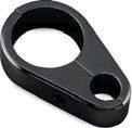 4H3P-BIKER-S-CHO-061270 Clutch Cable Clamp - 1in. - Smooth Black