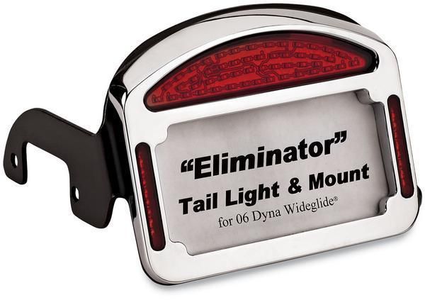 23JZ-CYCLE-VISIO-CV-4802 Eliminator LED Taillight/License Plate Frame - Chrome