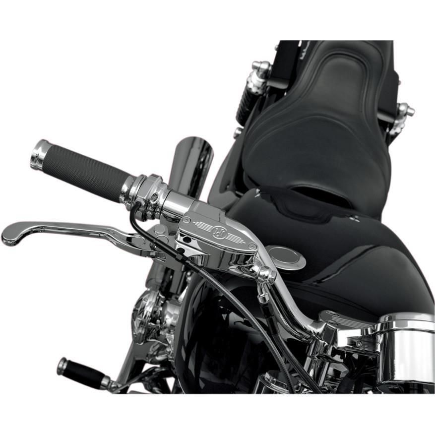 5AP4-PERF-MAC-0062-2510-SMB 9/16in. Bore Hydraulic Brake Side Contour Billet Handlebar Control (Single Caliper) - Black Ops