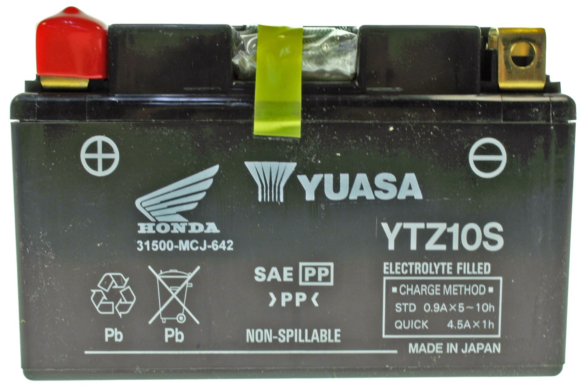 31500-MCJ-642AH BATTERY (YTZ10S) (YUASA) (MSDS)