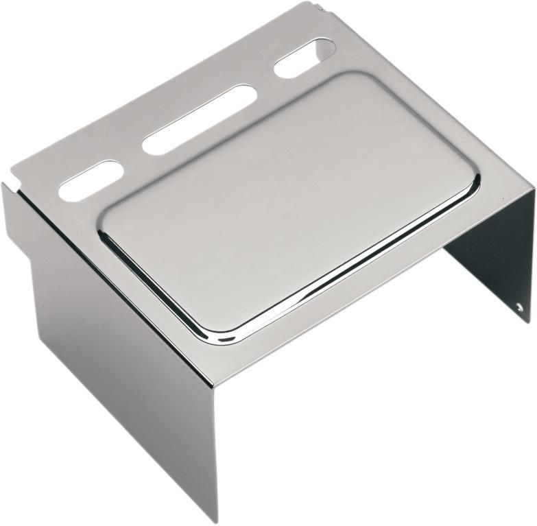 3BDY-DRAG-SPECIA-DS324100 Battery Cover - Raised - Chrome