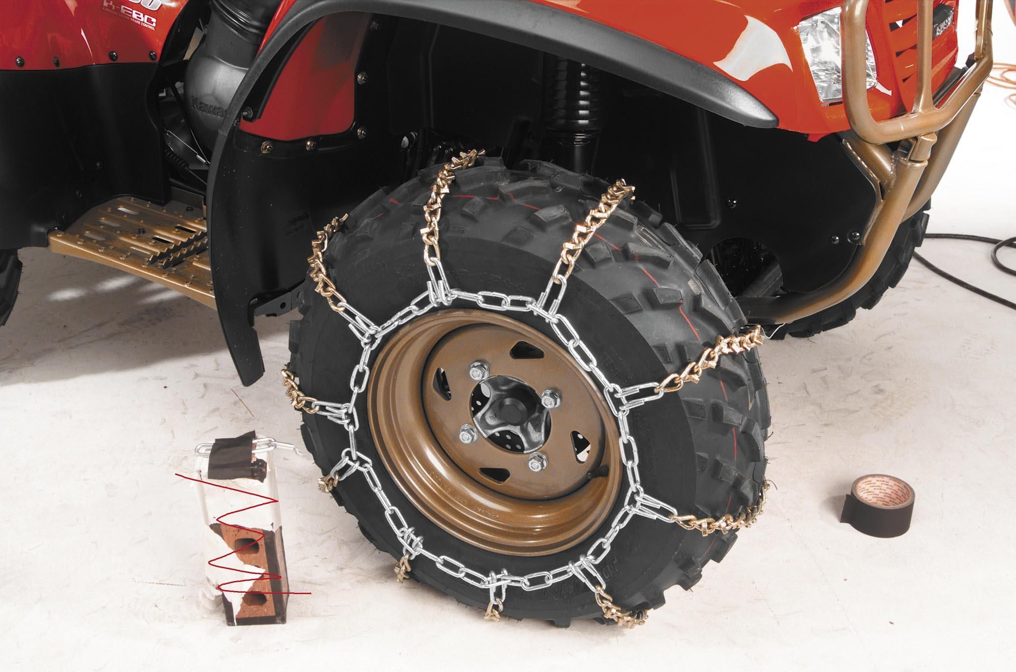 4OTK-QUADBOS-40302-356-0822 V-Bar Tire Chain - Large