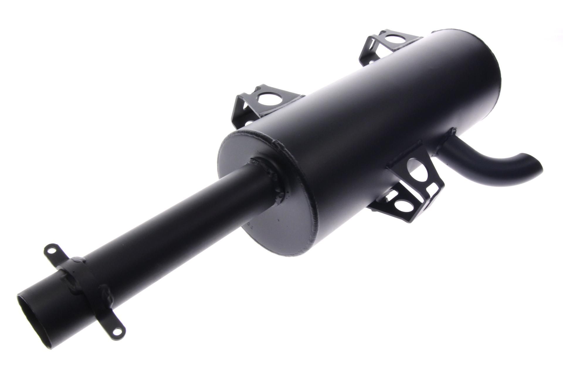 1260843-489 WELD-EXHAUST SILENCER,PWDR BLK                                                                       