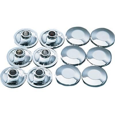 3B5Y-DRAG-SPECIA-DS290606 Chrome Plugs For Handlebar Clamps - 24pk
