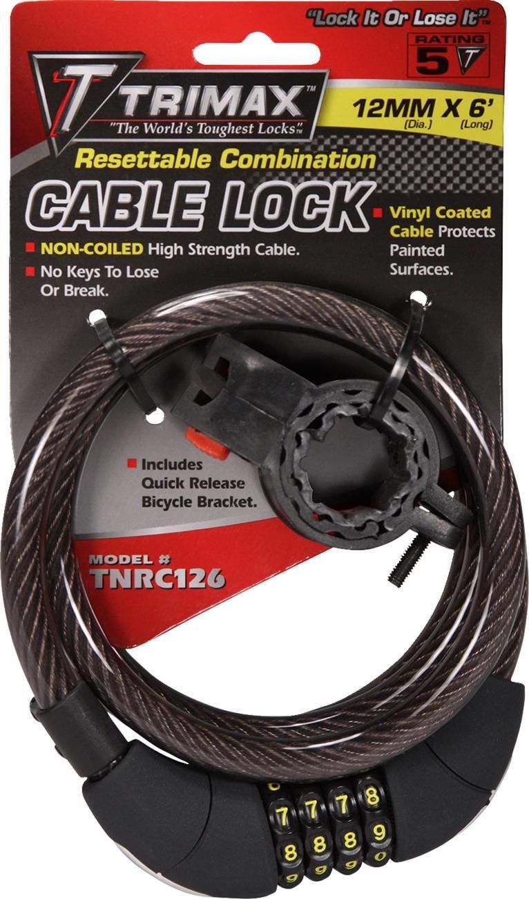 2Z7F-TRIMAX-TNRC126 Combo and Cable Locks - 72"