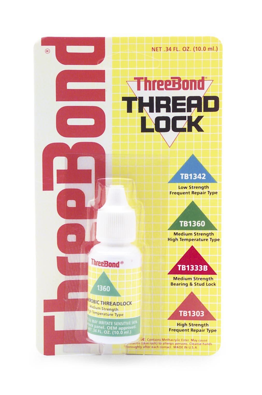 3LP9-THREEBON-1360AT003-OLD Medium Hi Temperature Thread Lock - 10 ml