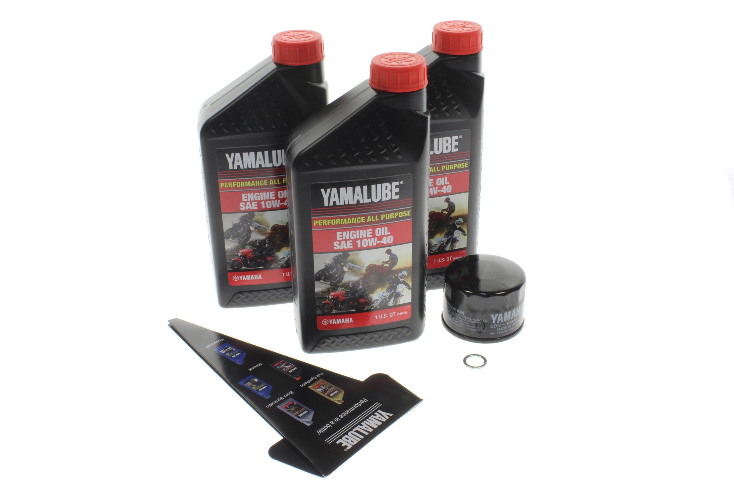 Yamaha LUB-ATVCG-KT-20 - Yamalube Oil Change Kit- ATV 10W-40