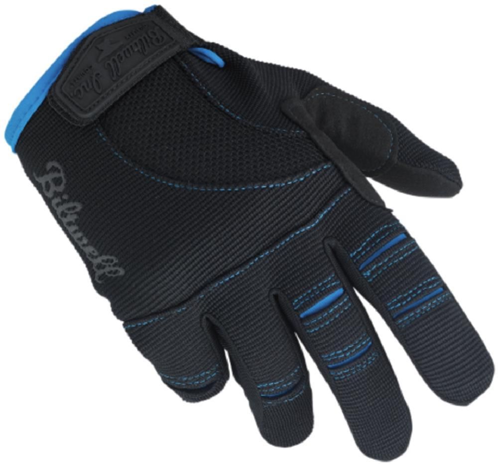 2QYL-BILTWELL-GL-SML-BK-BU Moto Gloves