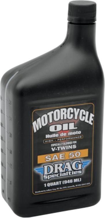 2X0S-DRAG-OIL-36010357 V-Twin Motorcycle Oil - SAE 50 - 1qt.