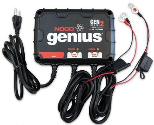 NOCO Genius 4A 2-Bank Battery Charger
