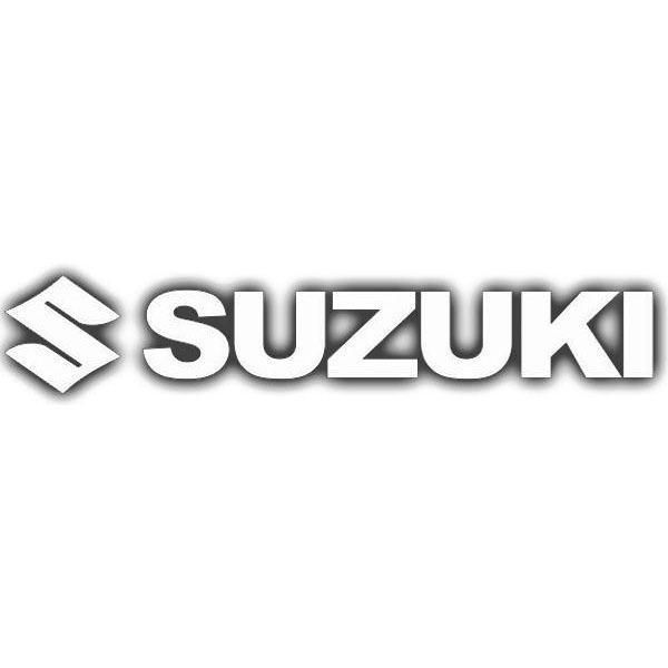 30OP-FACTORY-EFF-FX08-94414 Die Cut Sticker - 3ft. Logo - Suzuki - White