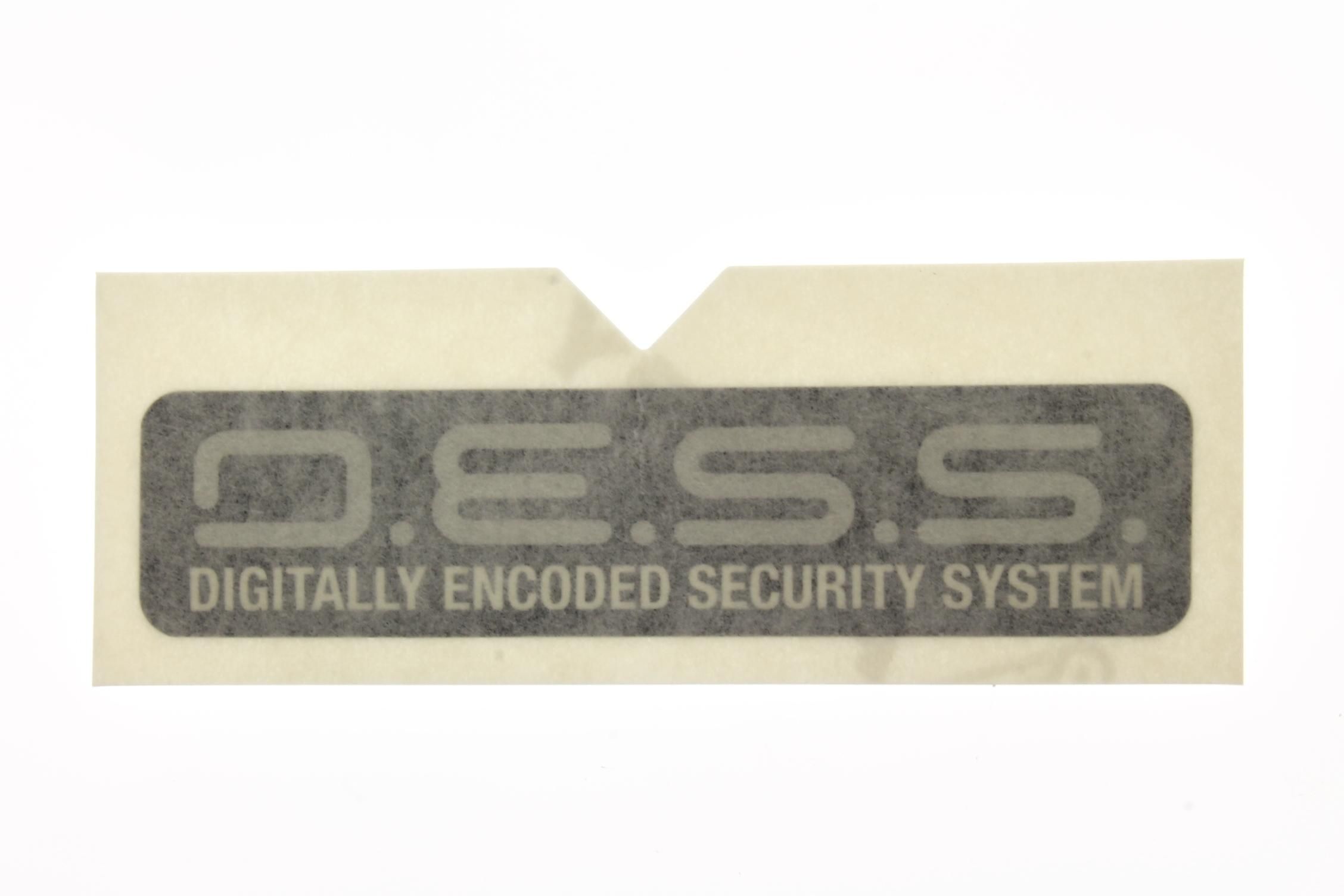 704901117 Decal, D.E.S.S.