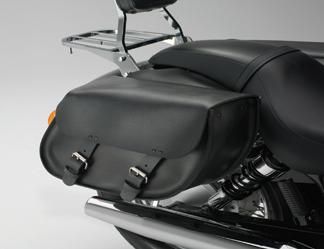 08L56-MFE-100A SYNTHETIC LEATHER SADDLEBAGS
