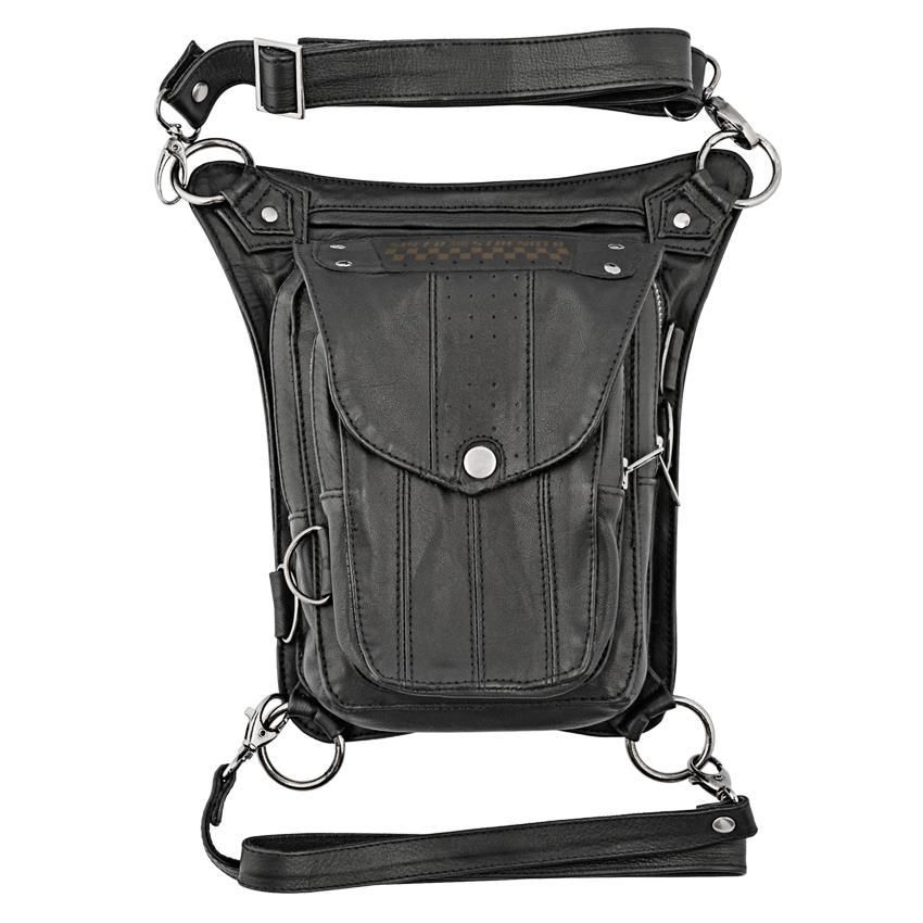 53QU-SPEED-AND-S-878521 Speed Society Leather Hip Bag