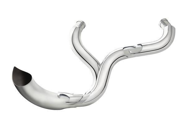 1XKC-SUPERTRAPP-138-71448 Road Legends Phantom Pipe Exhaust System - Silver Ceramic - Left Side Drive